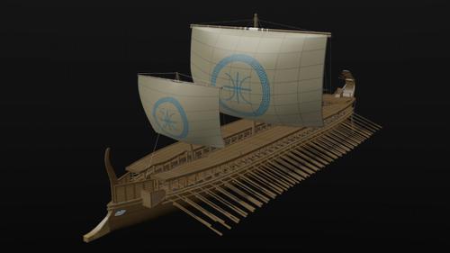 GREEK TRIREME (updated) preview image